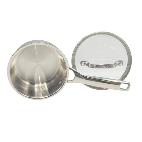 Cuisinart Classic Stainless Cookware 1.0Qt Saucepan With Lid Induction Ready - Picture 9 of 12
